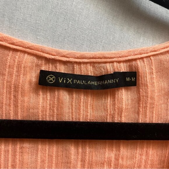 VIX Paula Hermanny beach swim cover up dress Sz M - Picture 6 of 10